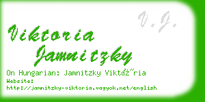 viktoria jamnitzky business card